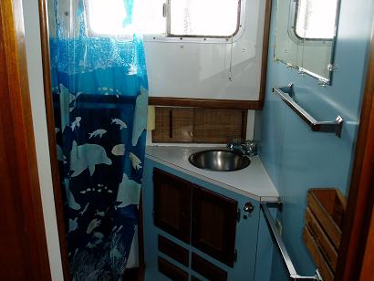 Houseboat galley