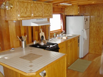 Houseboat galley