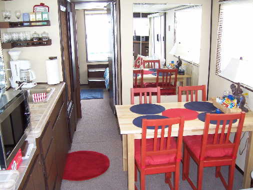 SeeView boat house dining area